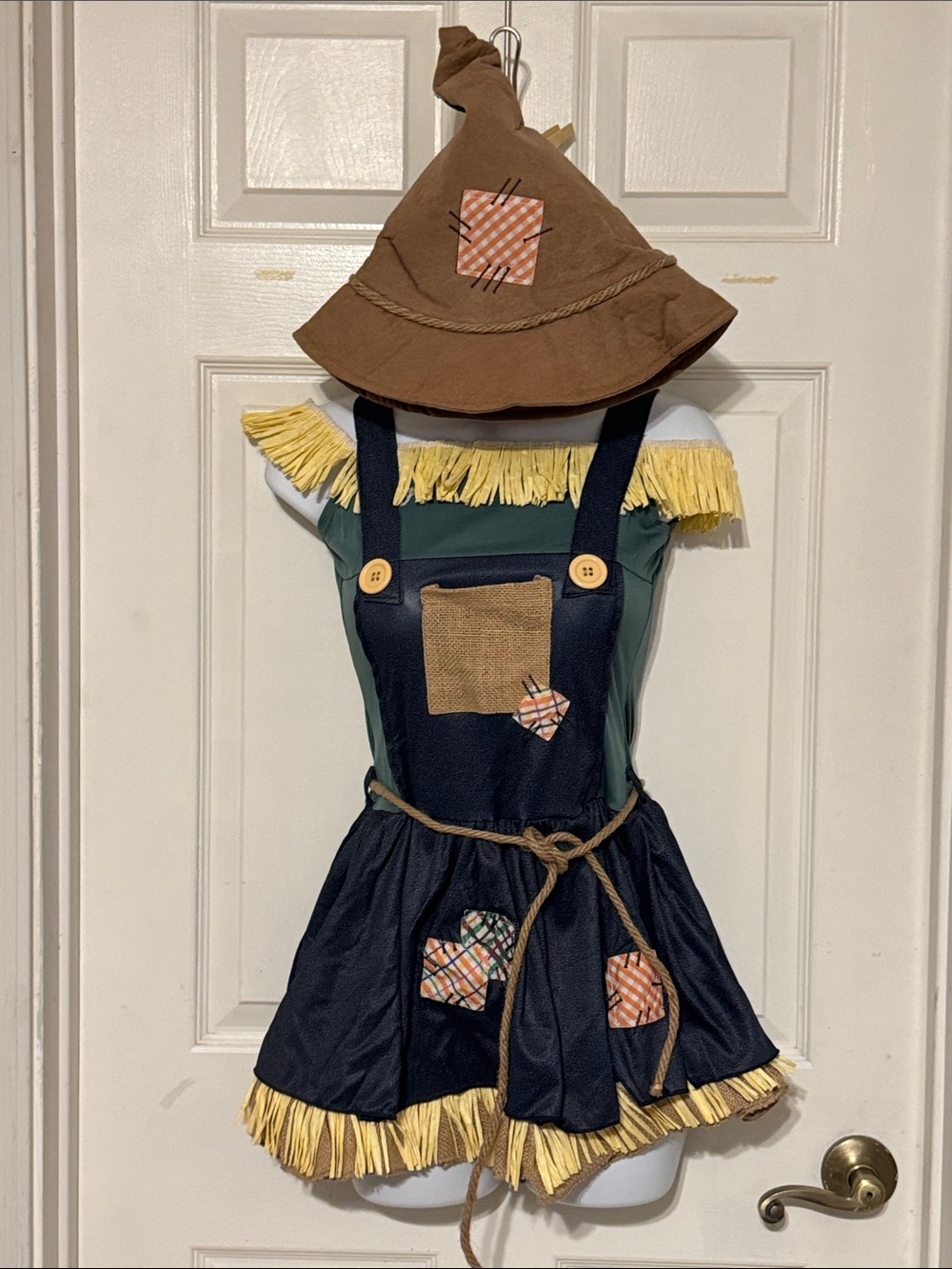 Scarecrow from Wizard of Oz Child costume, Large